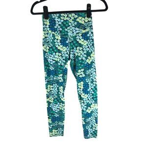 Offline By Aerie Real Me Xtra 7/8 Hi-Rise Legging Green/Blue Size S